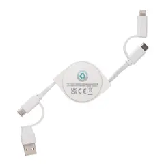 Bild på 6-i-1 kabel i återvunnen plast, RCS standard, och TPE