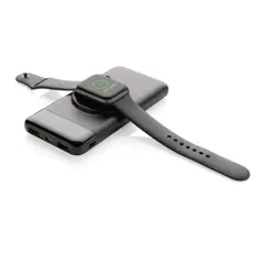 Bild på 10.000 mAh trådlös powerbank med klockladdare
