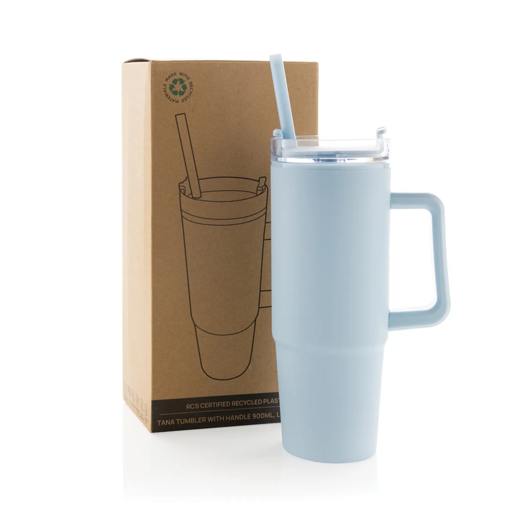 Bild på Tana mugg med handtag 900ml RCS återvunnen plast
