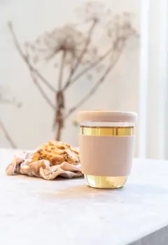 Bild på Ukiyo borosilikatglas med silikonlock och sleeve