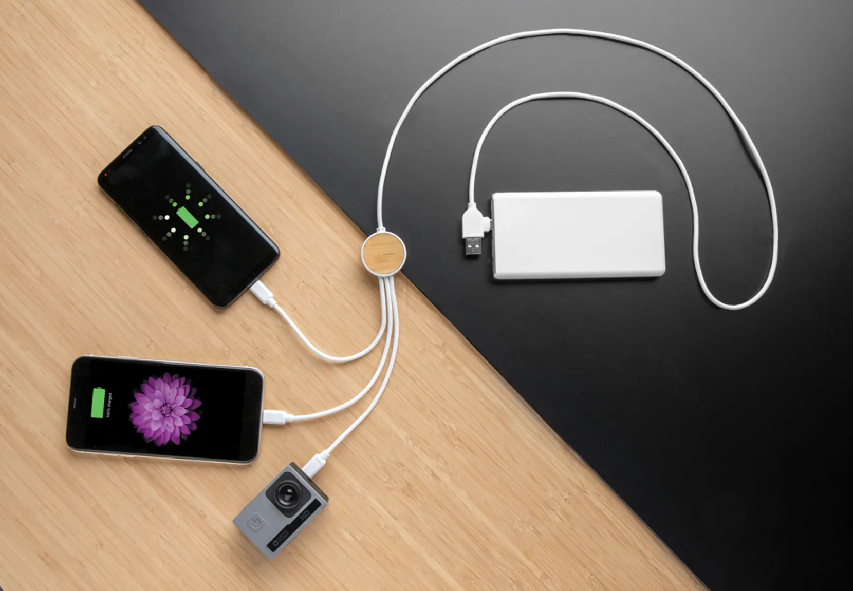 Bild på Ontario 6-i-1 kabel i RCS återvunnen plast