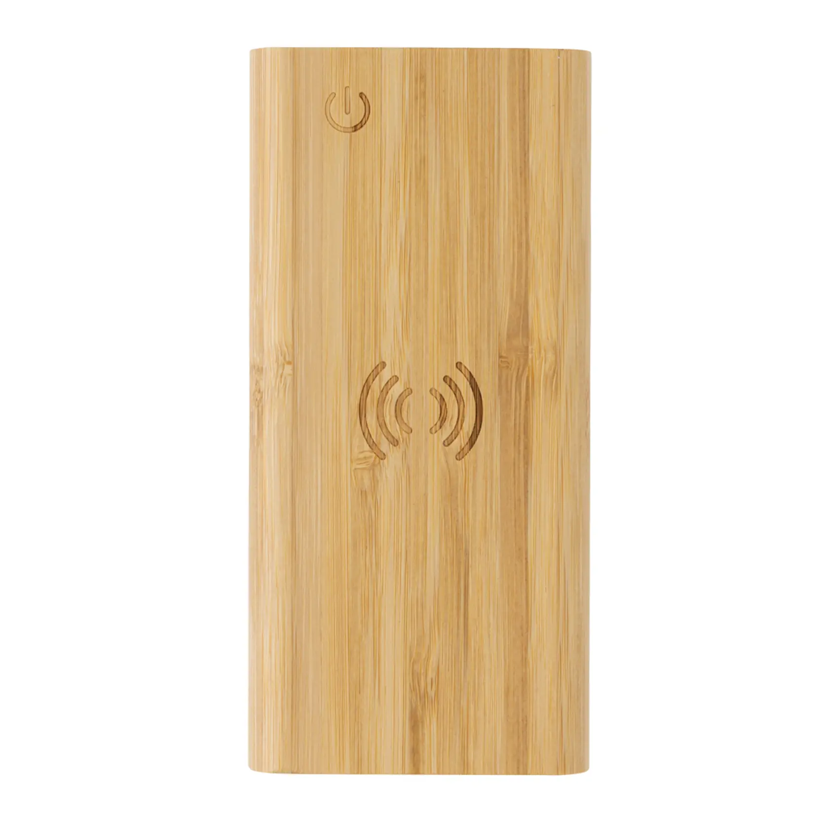 Bild på 8.000 mAh, 5W trådlös powerbank i bambu