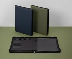 Bild på Impact Aware™ lyxig 300D tech-portfolio m. dragkedja