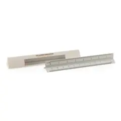 Bild på 15cm triangulär aluminiumlinjal