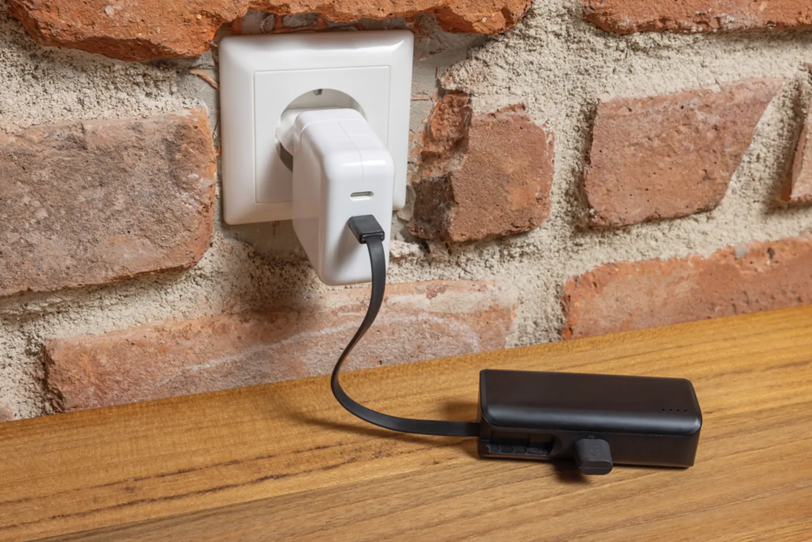 Bild på Powerlink RCS rplast 3000 mAh powerbank iOS-kontakt