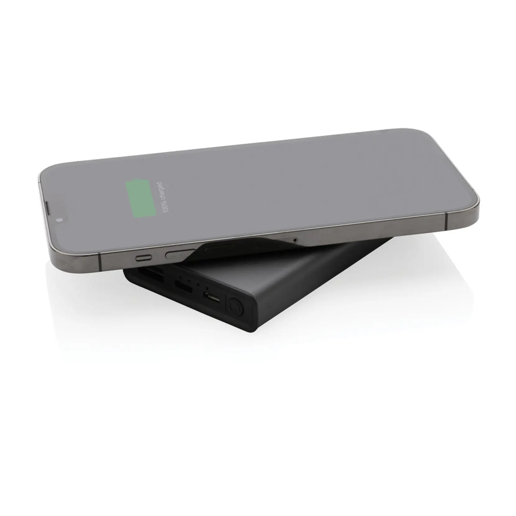 Bild på Terra 5.000mAh/5W trådlös powerbank RCS återvunnen aluminium