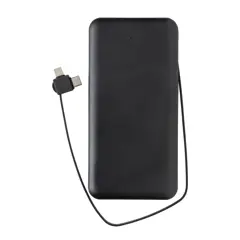 Bild på Lockhart 10.000mAh powerbank, integrerade kablar, RCS plast