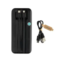 Bild på Turbopack RCS plast powerbank 10.000 integrerade kablar