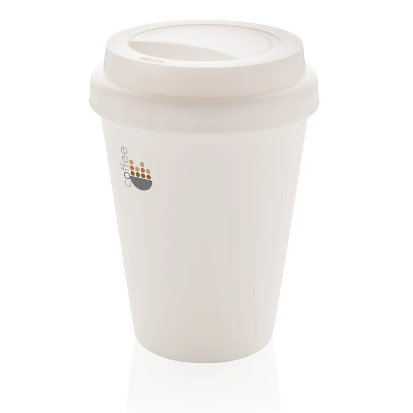 Bild på Återanvändningsbar dubbelväggig kaffemugg 300ml