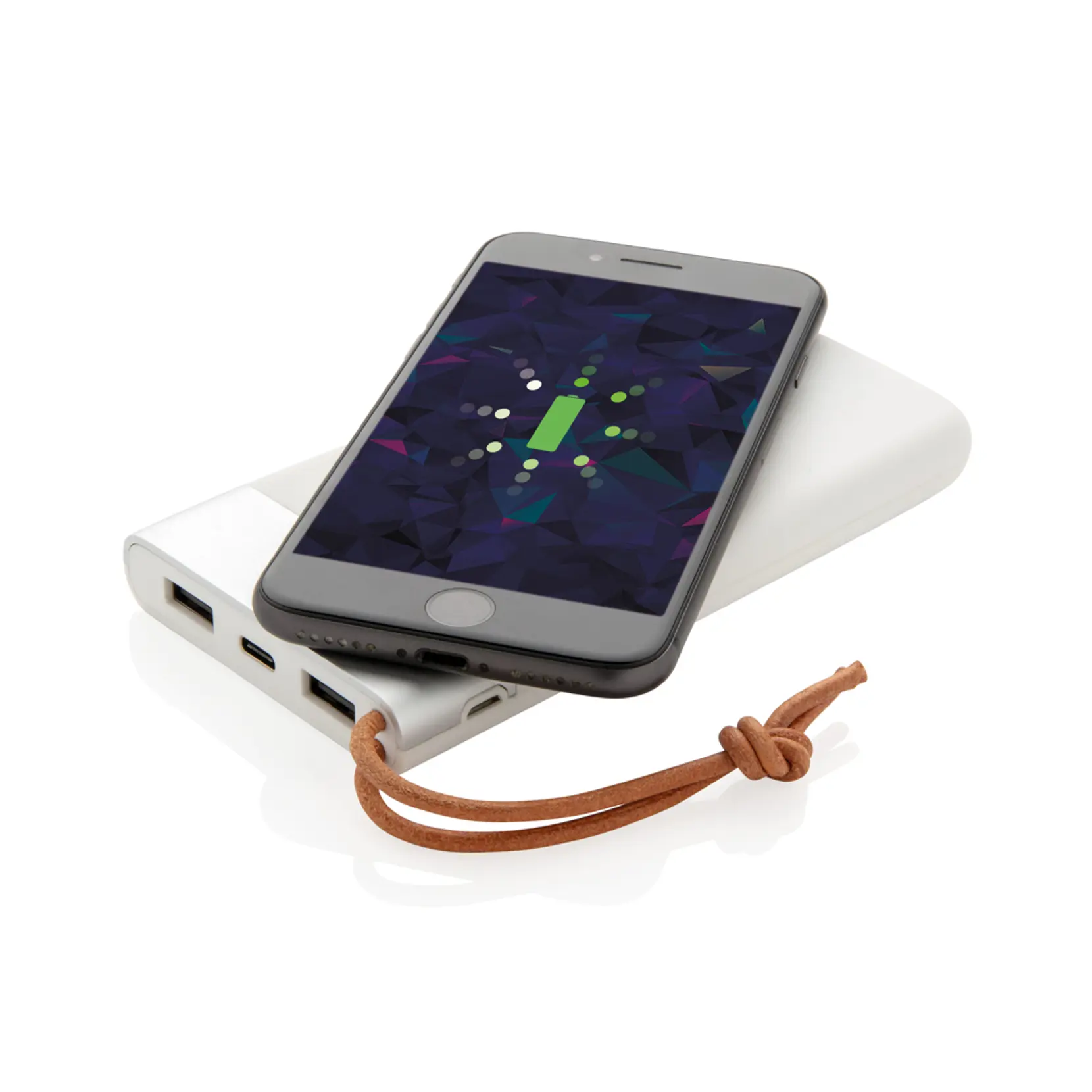 Bild på Aria 8.000 mAh 5W powerbank med trådlös laddning