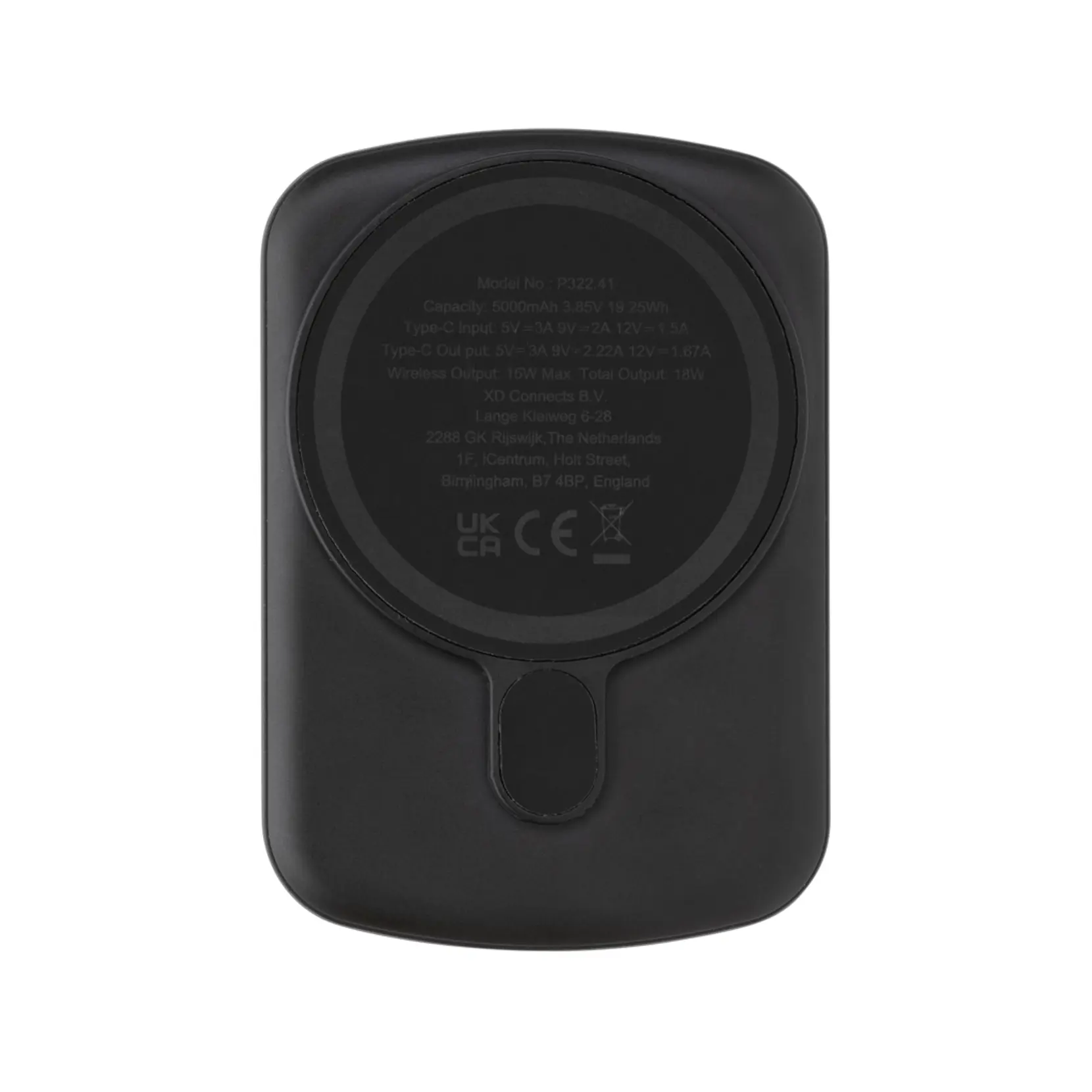 Bild på MagBoost 5.000mAh magnetisk powerbank, RCS återvunnen plast