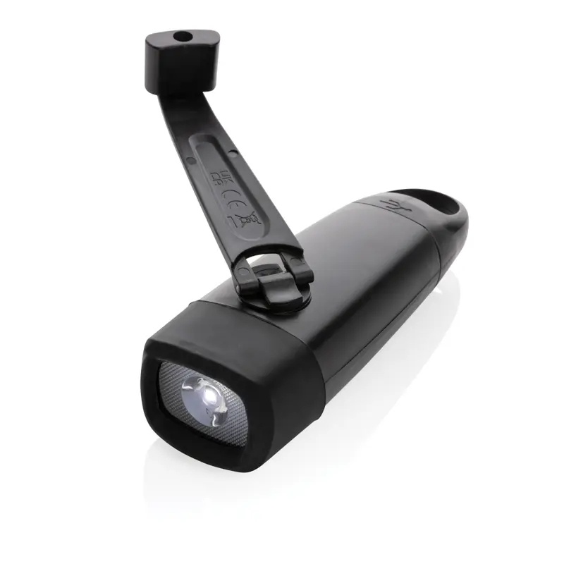 Lightwave USB uppladdningsbar ficklampa m. vev, RCS plast