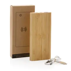 Bild på 8.000 mAh, 5W trådlös powerbank i bambu