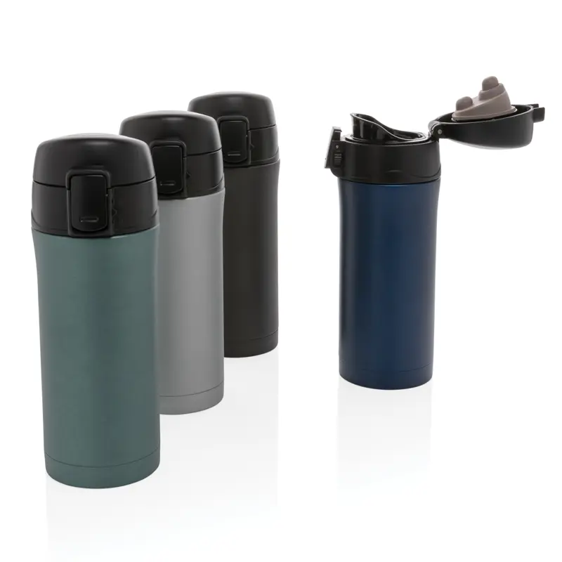 Metallic easy lock vakuummugg