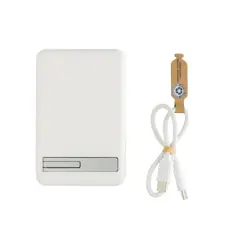 Bild på Zen RCS plast 5000 mah 5W magnetisk powerbank i bambu