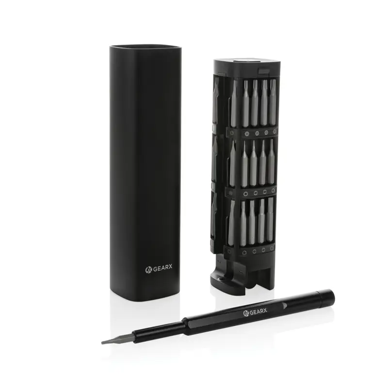 Gear X skruvmejsel-set 46 delar, RCS återvunnen aluminium