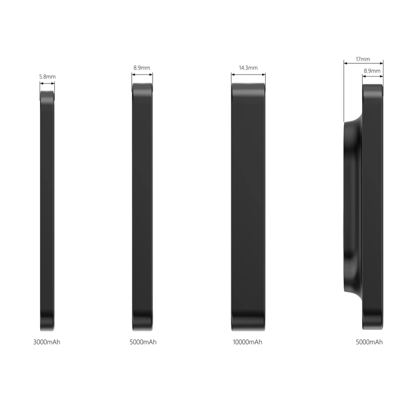 Bild på Urban Vitamin Compton RCS plast/aluminium 10000mAh powerbank