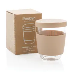 Bild på Ukiyo borosilikatglas med silikonlock och sleeve