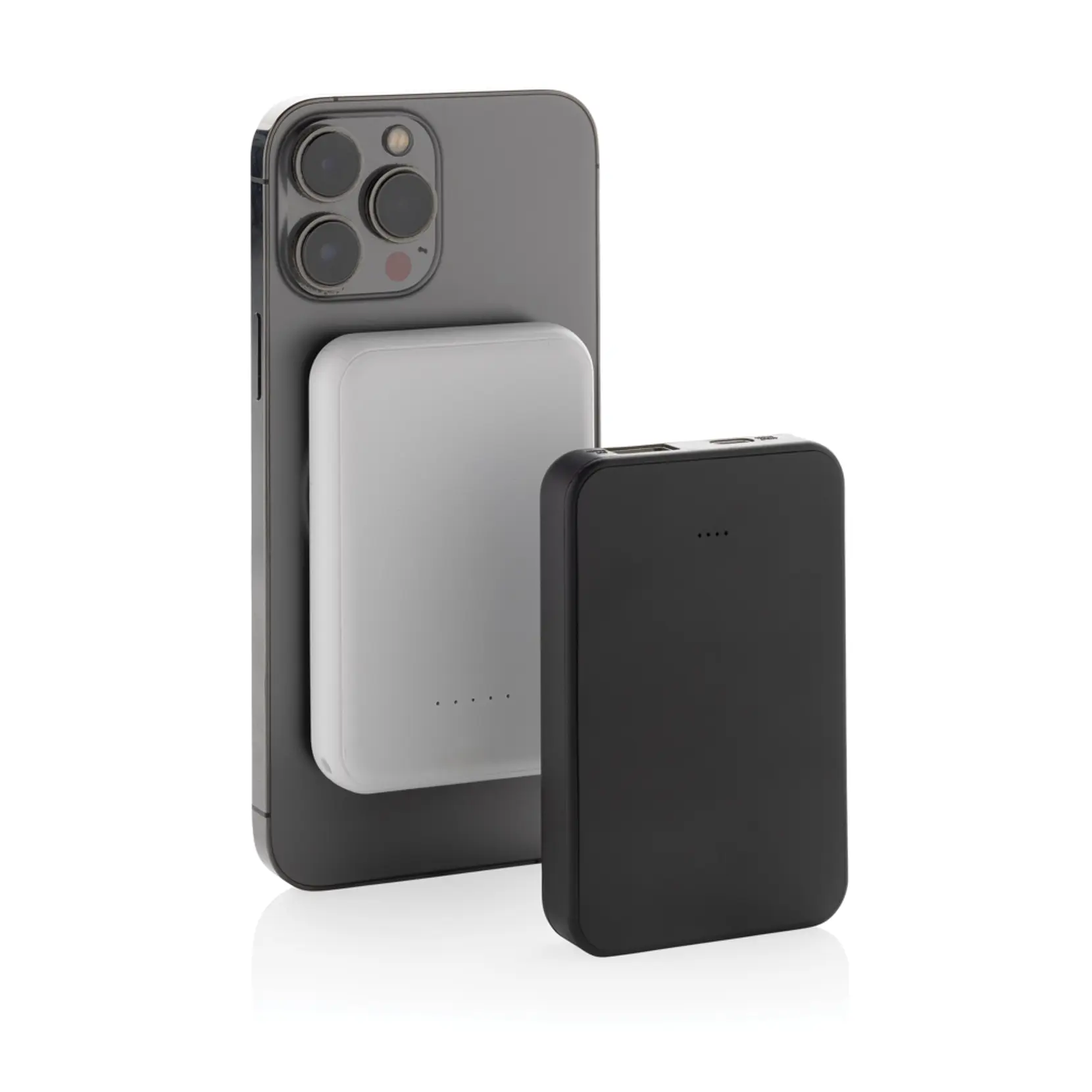 Bild på Stellar RCS återvunnen plast 5000 mah 5W magnetisk powerbank