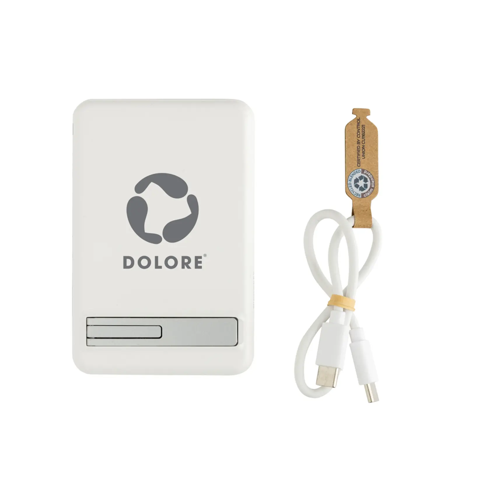 Bild på Zen RCS plast 5000 mah 5W magnetisk powerbank i bambu