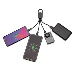 Bild på 4-i-1 kabel med karbinclip