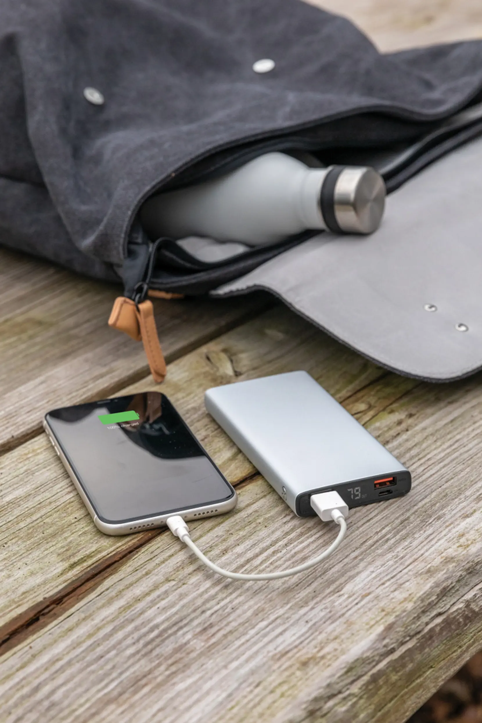 Bild på Aluminium 18W 10.000 mAh PD Powerbank