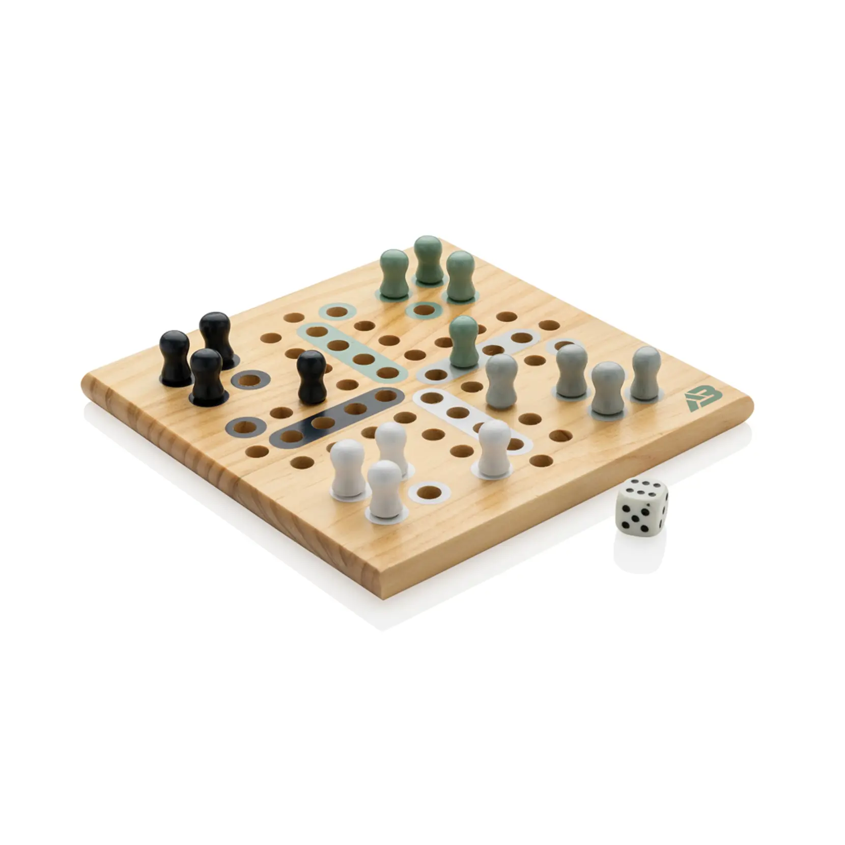 Bild på Claire Ludo-spel i trä