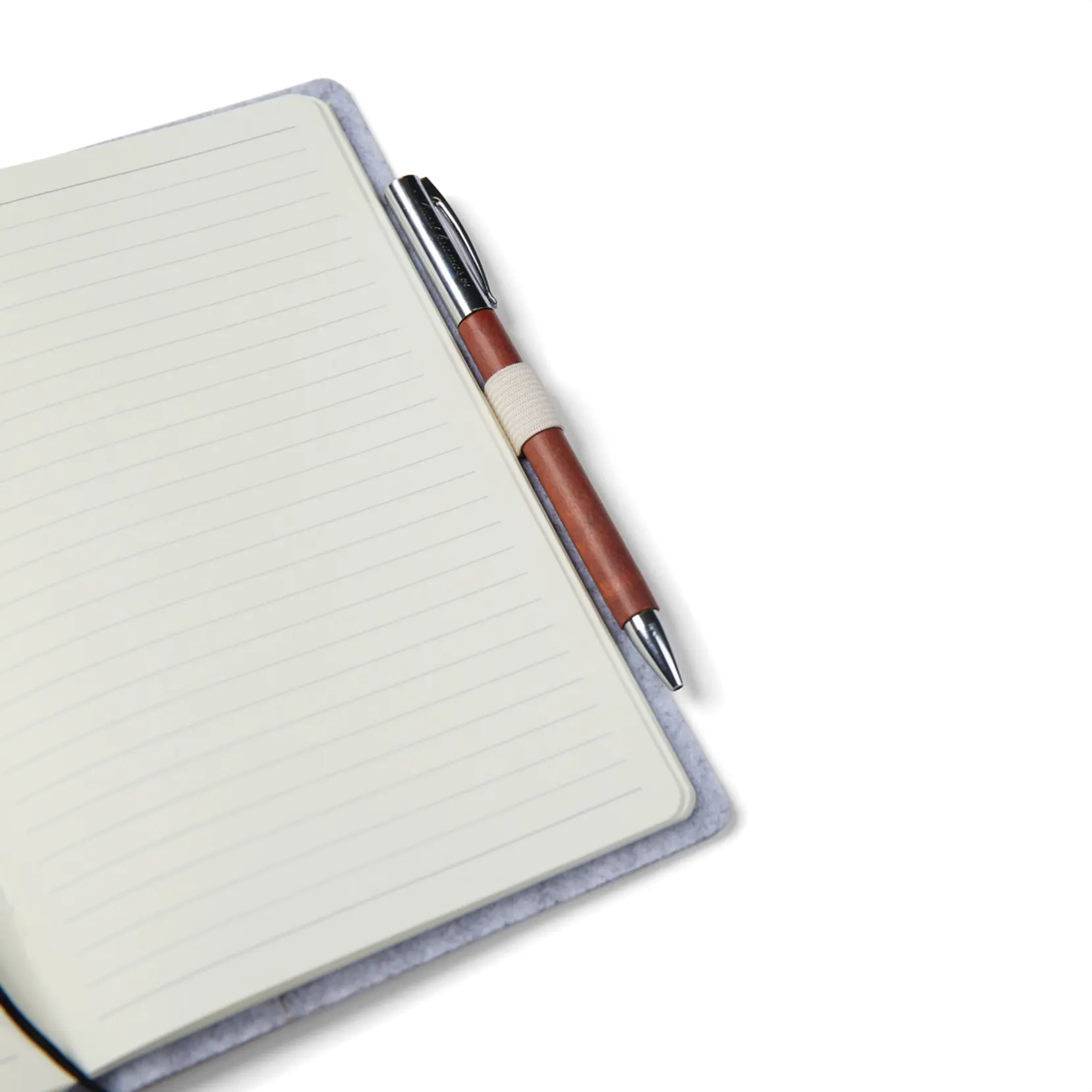 Bild på VINGA Albon GRS återvunnen filt anteckningsbok Bild på VINGA Albon GRS återvunnen filt anteckningsbok