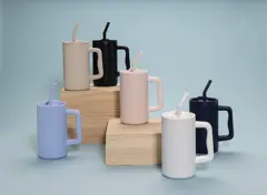 Bild på Cube RCS-certifierad kontorsmugg i återvunnet stål 800 ml.