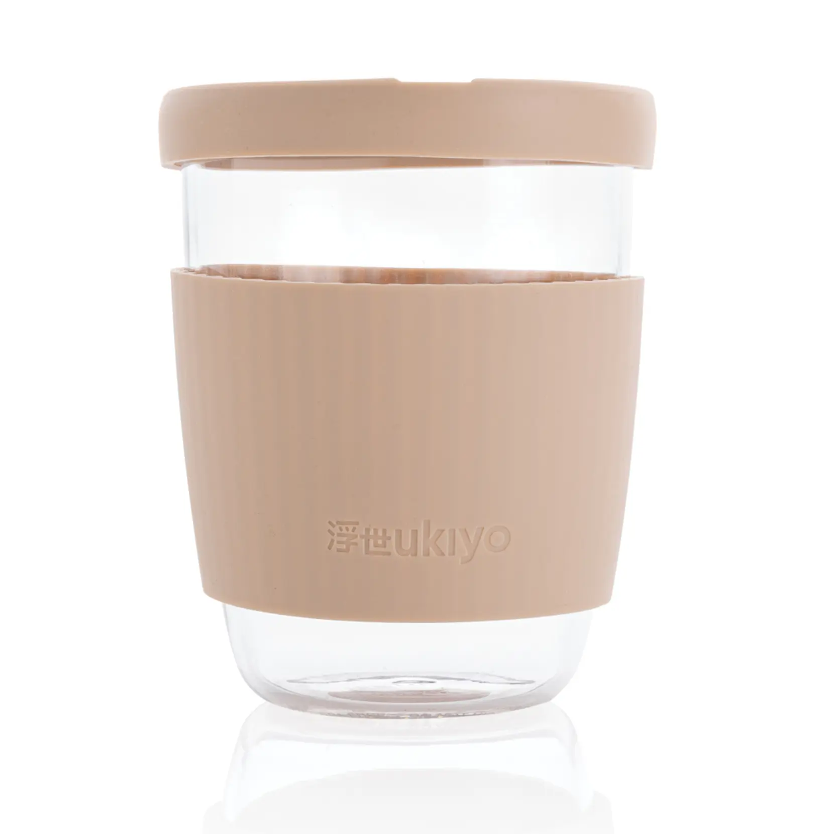 Bild på Ukiyo borosilikatglas med silikonlock och sleeve