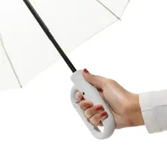 Bild på Yara 21” AWARE™ RPET enfärgat paraply med karbinhake