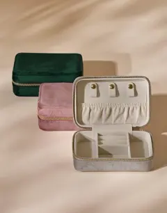 Bild på Velvet Travel Jewellery Box
