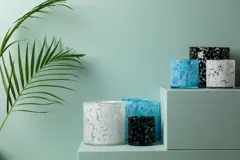 Bild på Glaslykta Mönstrad 15x15