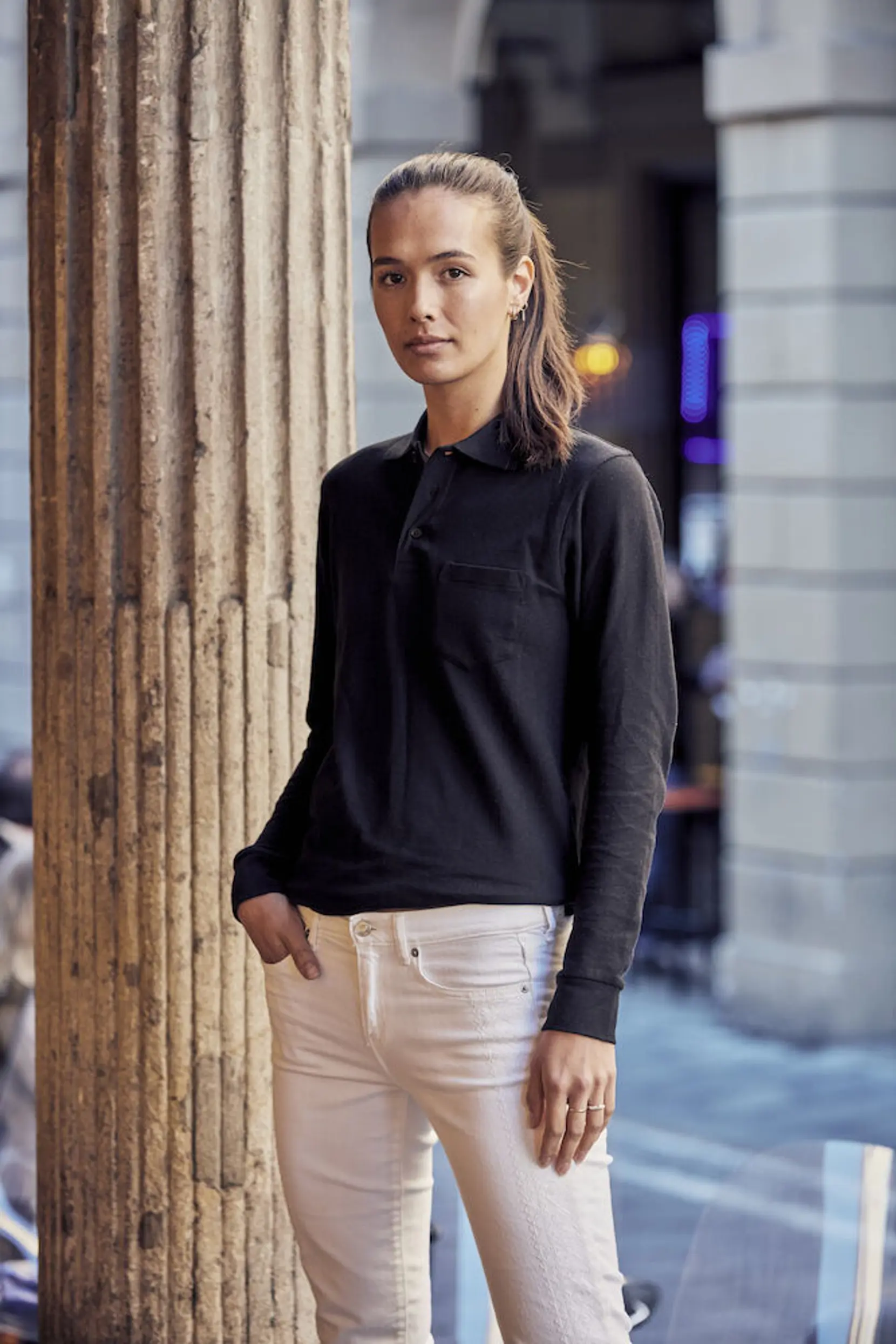 Bild på Basic Polo Pocket L/S