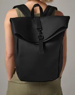 Bild på Matte PU Rolltop Backpack