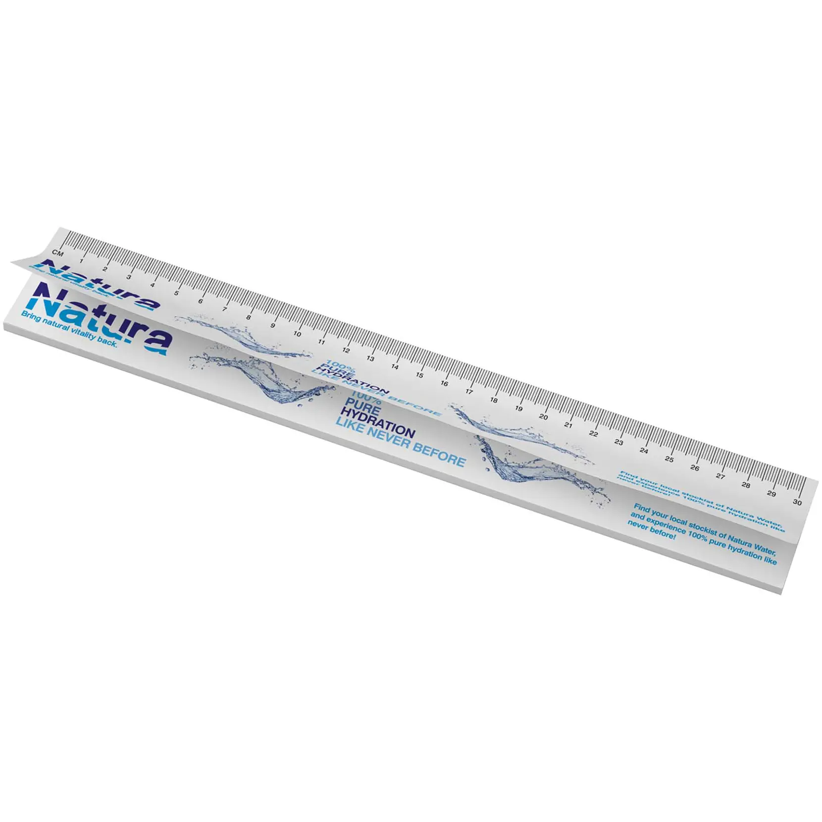 Bild på Sticky-Mate® recycled sticky notes with printed 30 cm ruler