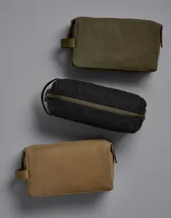 Bild på Heritage Waxed Canvas Wash Bag