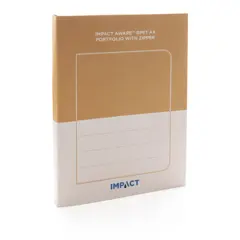 Bild på Impact AWARE™ RPET A4 portfolio med dragkedja