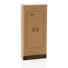 Bild på 8.000 mAh, 5W trådlös powerbank i bambu