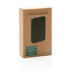 Bild på 10.000 mAh powerbank i återvunnen plast, RCS standard