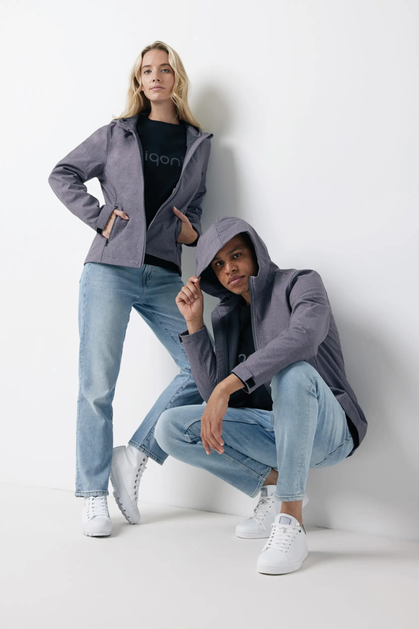 Bild på Iqoniq Makalu soft shell damjacka i återvunnen polyester