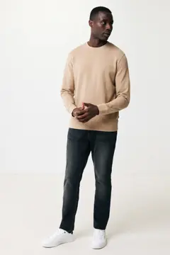 Bild på Iqoniq Denali sweatshirt i återvunnen ofärgad bomull