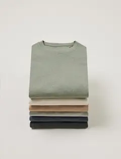Bild på Iqoniq Manuel t-shirt i återvunnen ofärgad bomull