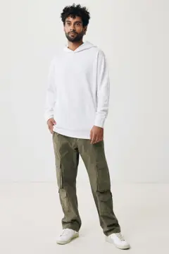 Bild på Iqoniq Yengo hoodie  i återvunnen bomull med sidofickor