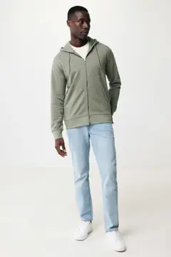 Bild på Iqoniq Abisko hoodie med dragkedja i återvunnen bomull