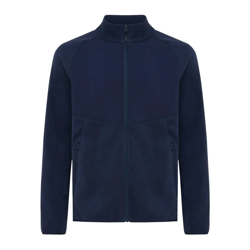 Iqoniq Talung microfleece med zipper i återvunnen polyester