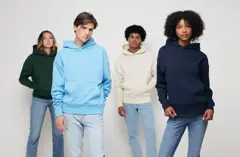 Bild på Iqoniq Yoho relaxed fit hoodie i återvunnen bomull