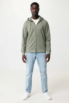 Bild på Iqoniq Abisko hoodie med dragkedja i återvunnen bomull