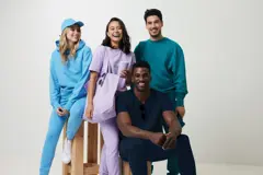 Bild på Iqoniq Yoho relaxed fit hoodie i återvunnen bomull
