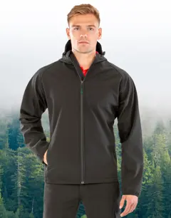 Bild på Men's Recycled 3-Layer Hooded Softshell